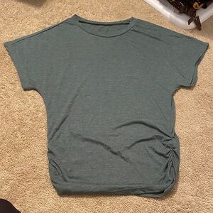 SHEIN Teal Short Sleeve Top